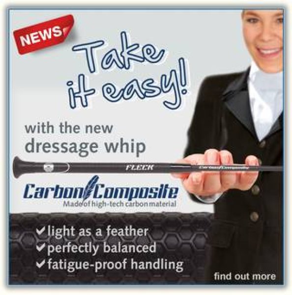 画像2: ＜FLECK＞　ループ付カーボン短鞭 (2)