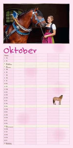 画像12: ＜BOISELLE＞ カレンダー2026 ファミリー　Pferdegluck (フェアデグルック） (12)